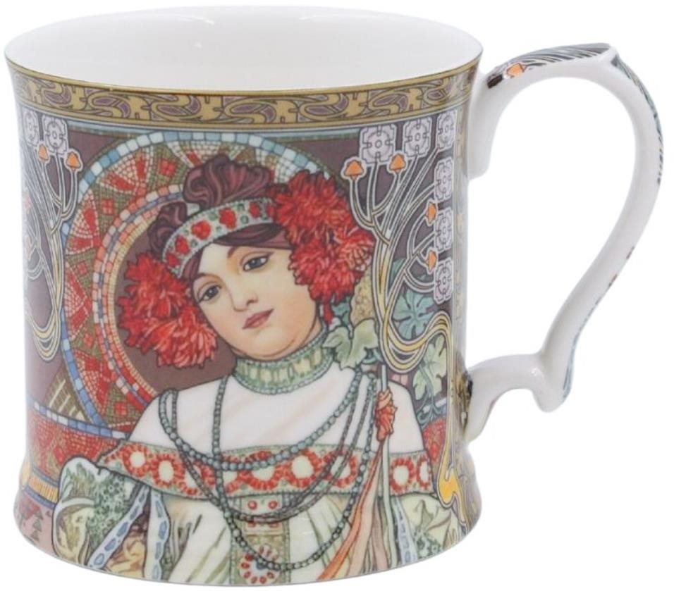 Home Elements porcelánový hrnček 360 ml, Mucha Jeseň