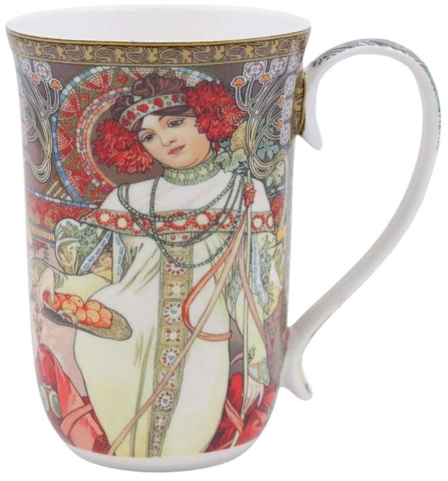Home Elements porcelánový hrnček 400 ml, Mucha Jeseň