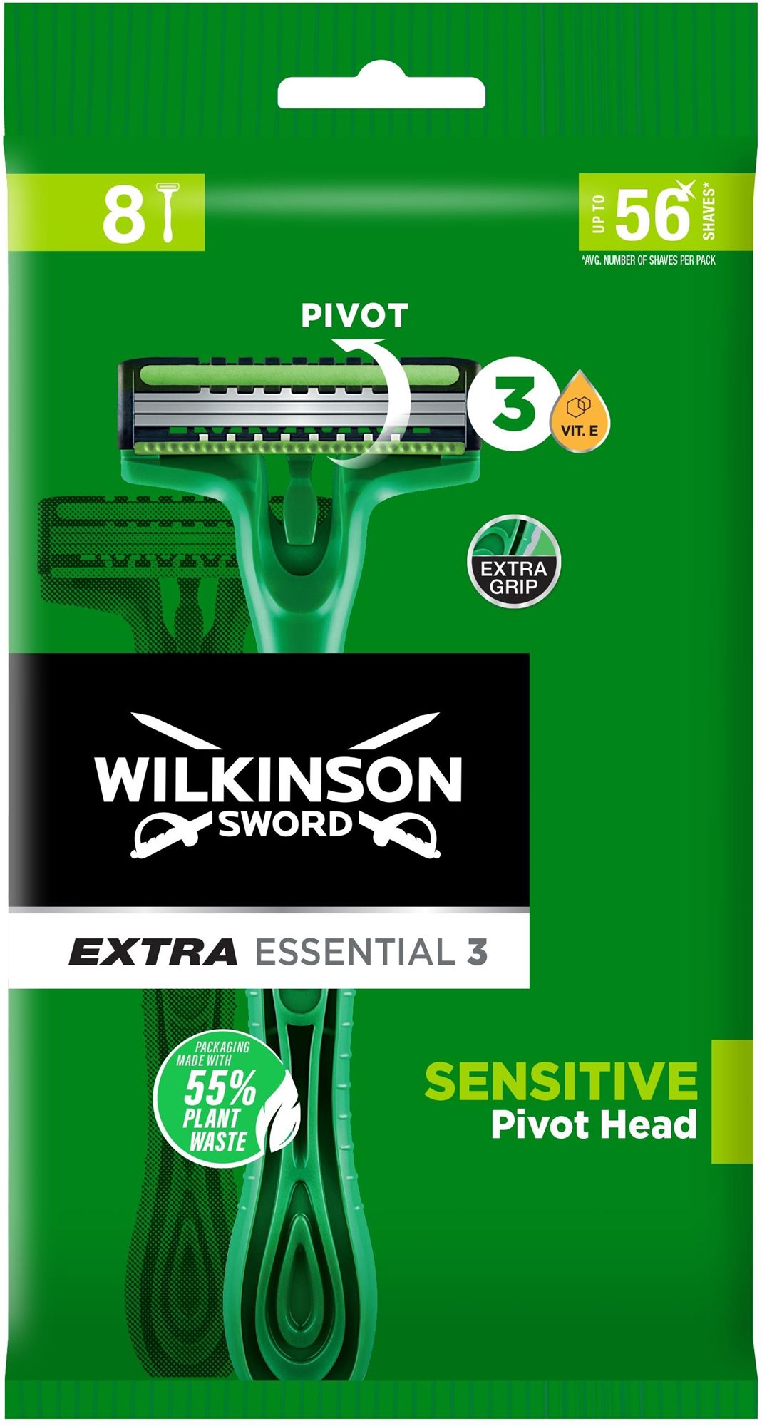 WILKINSON Extra3 Sensitive 8 ks