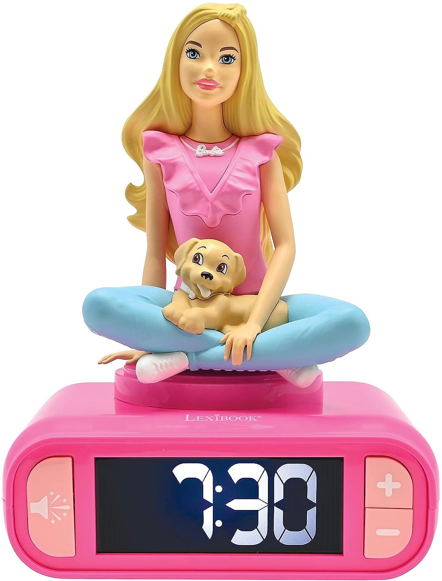 Lexibook Budík s nočným 3D svetlom Barbie