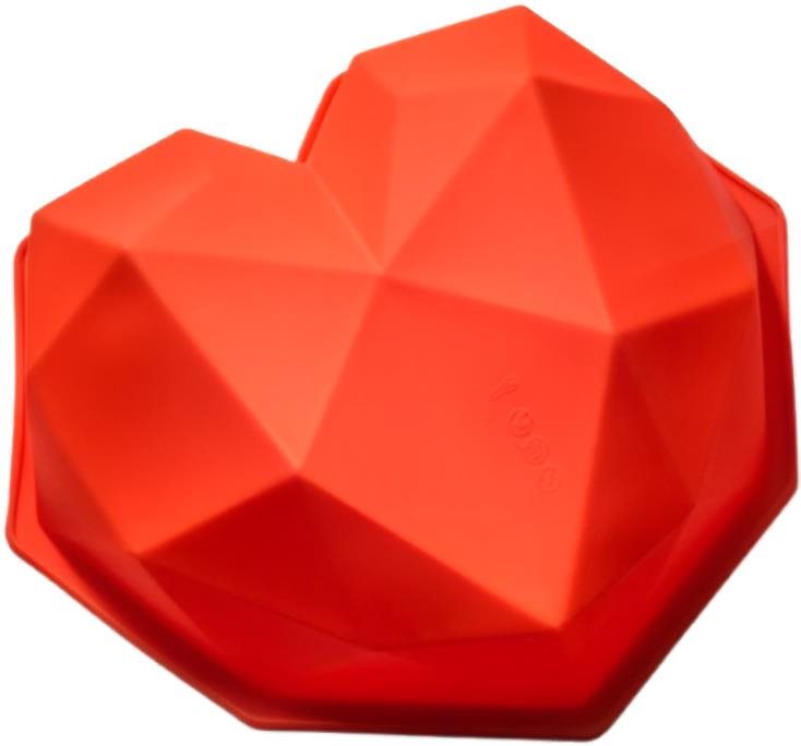 Alum Silikónová 3D forma na pečenie v tvare srdca