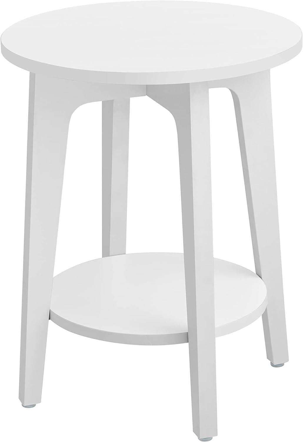 Houseland Odkladací stolík Vasagle Rufo biely