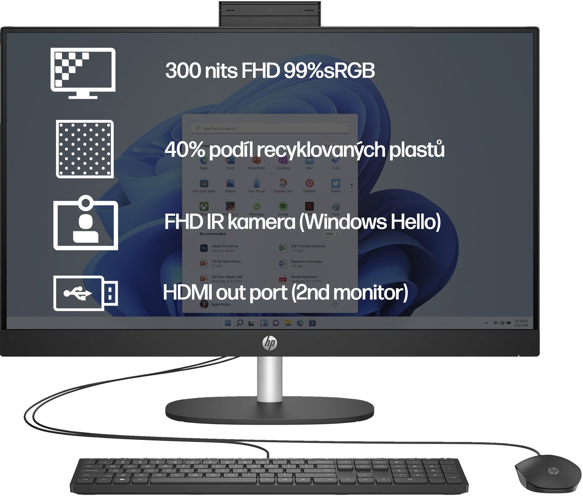 HP 27-cr0000nc Black