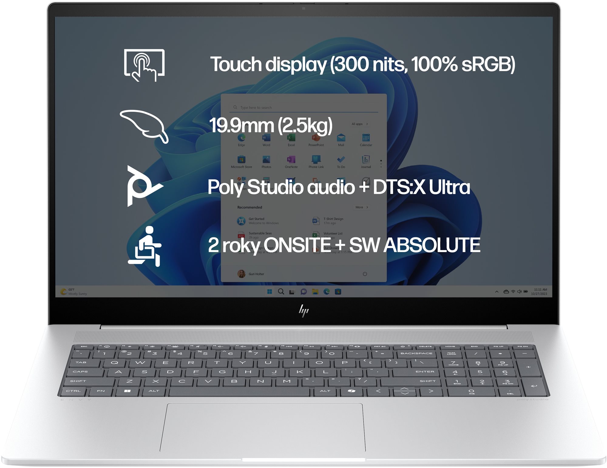 HP ENVY 17-da0001nc Silver