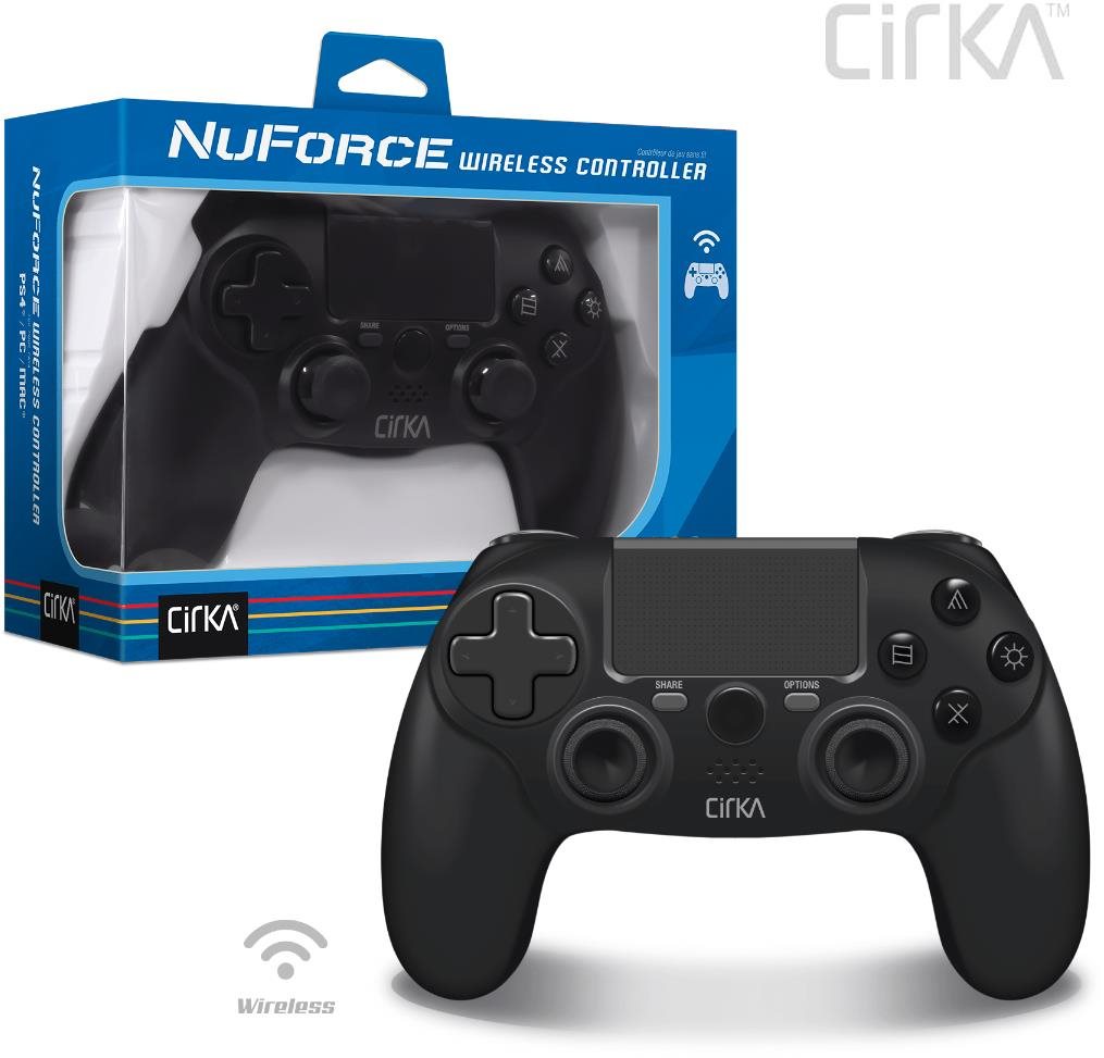 Cirka NuForce Wireless Game Controller for PS4/PC/Mac (Black)