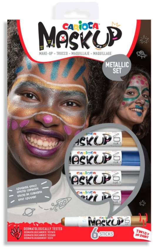 Carioca Mask Up Metallic 6 ks