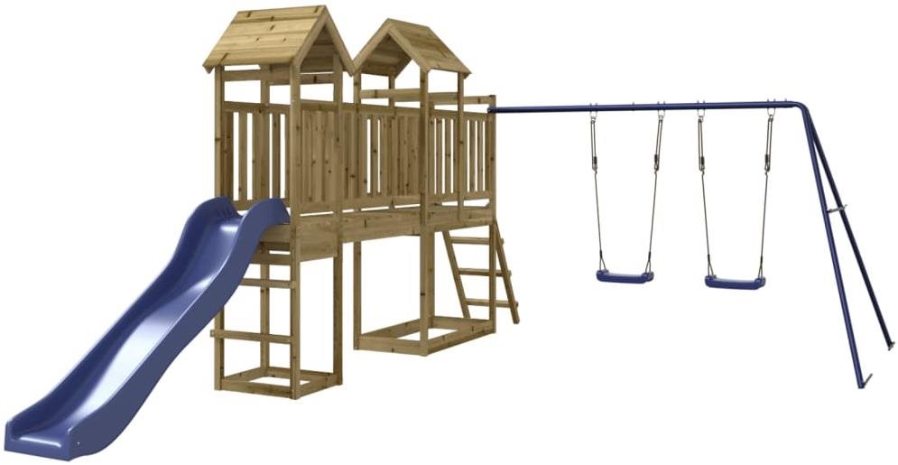 Shumee Detské ihrisko na záhradu 313 × 469 × 214 cm, impregnované borovicové drevo