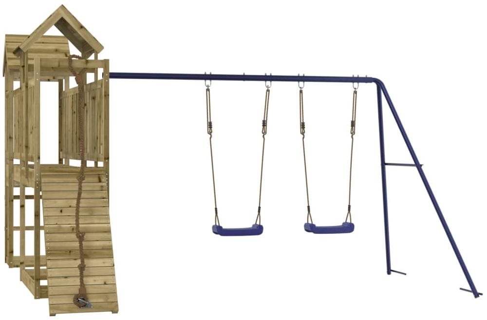 Shumee Detské ihrisko na záhradu 314 × 339 × 214 cm, impregnované borovicové drevo