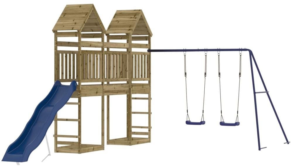 Shumee Detské ihrisko do záhrady 3156915, 315 × 520 × 264 cm, impregnované borovicové drevo