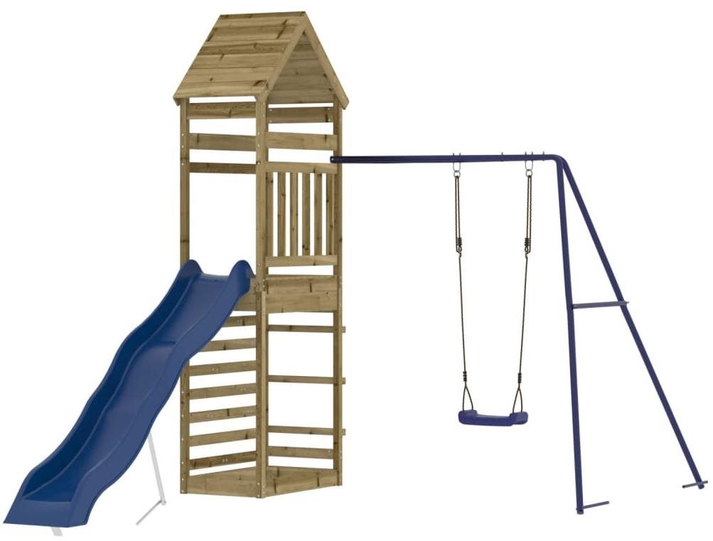 Shumee Detské ihrisko na záhradu 3156930, 245 × 335 × 264 cm, impregnované borovicové drevo