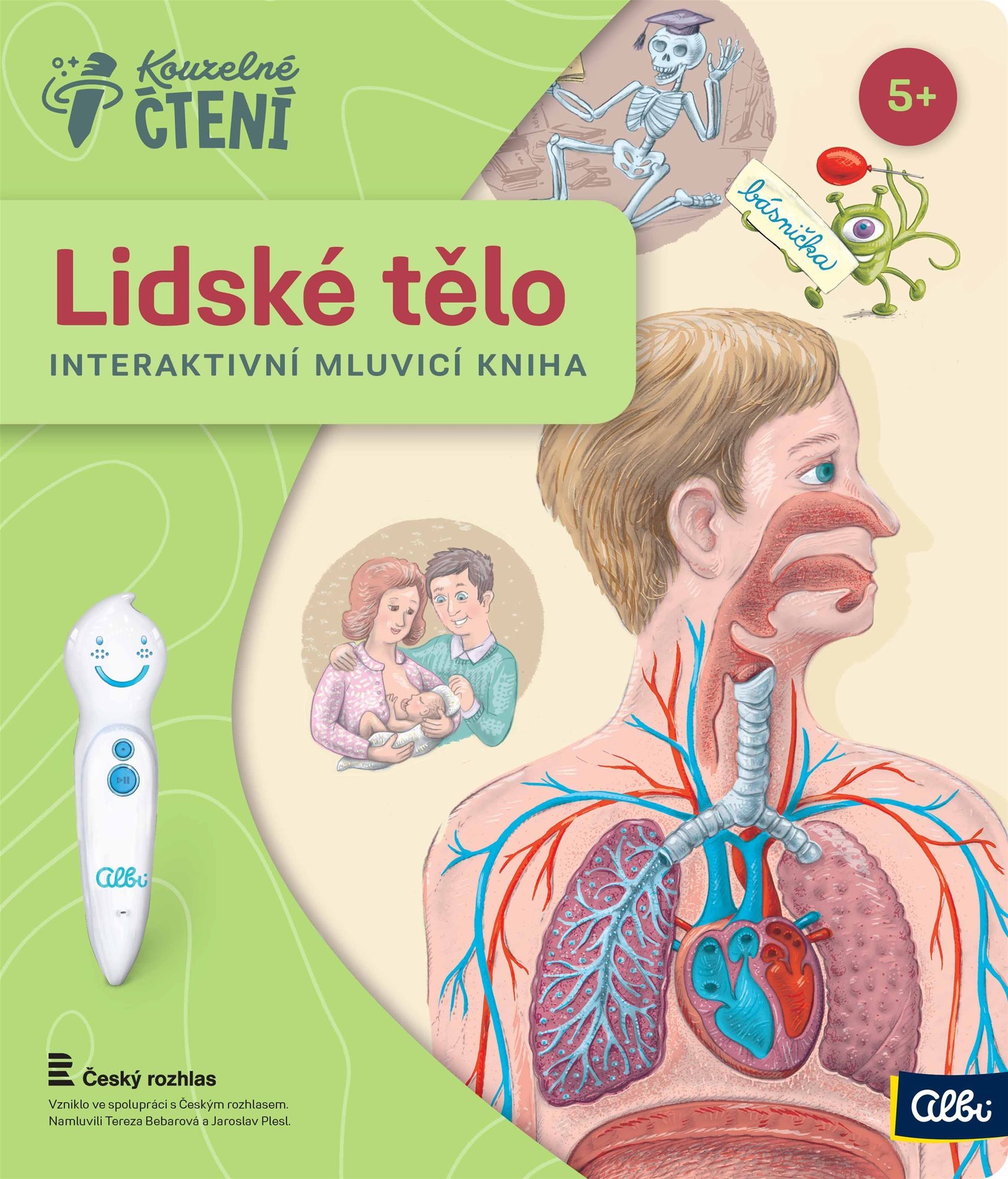 Kúzelné čítanie Kniha Ľudské telo