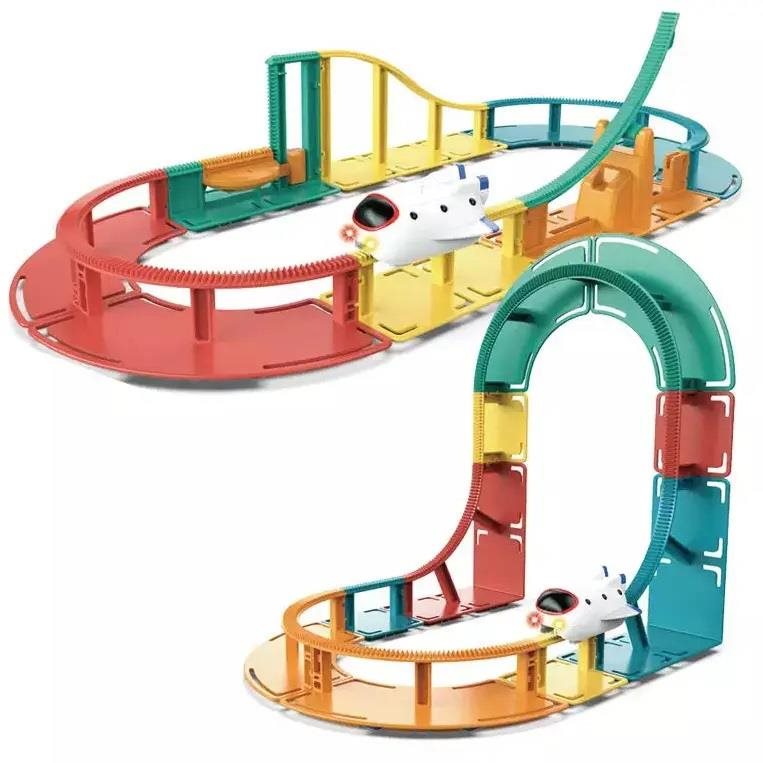 Bavytoy Farebná 3D elektrická dráha 31 ks