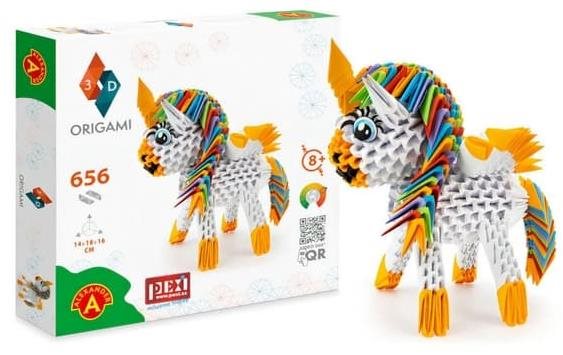 Pexi Origami 3D Jednorožec