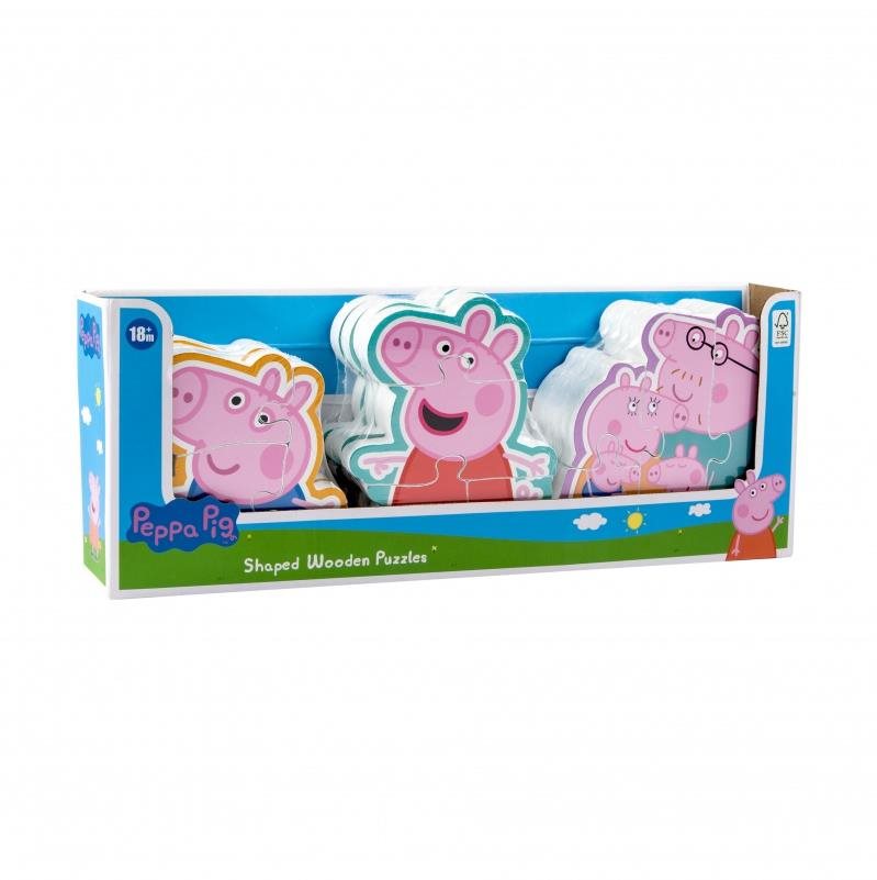 PEPPA PIG Drevené puzzle