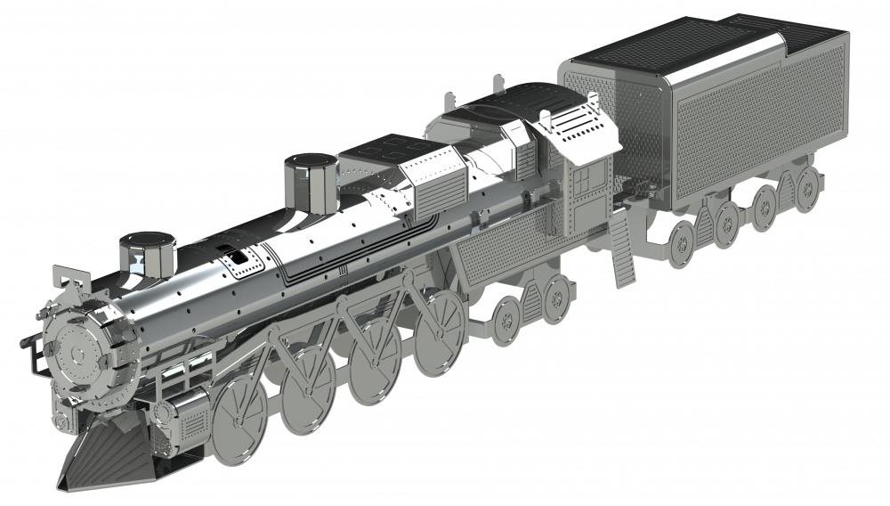 Metal Time Luxusná oceľová stavebnica Polar Steel