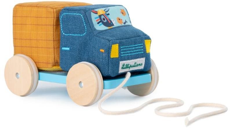 Lilliputiens Ťahacie nákladné autíčko – oslík Ignác