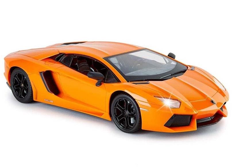 Siva RC auto Lamborghini Aventador LP 700-4 1 : 10 oranžové
