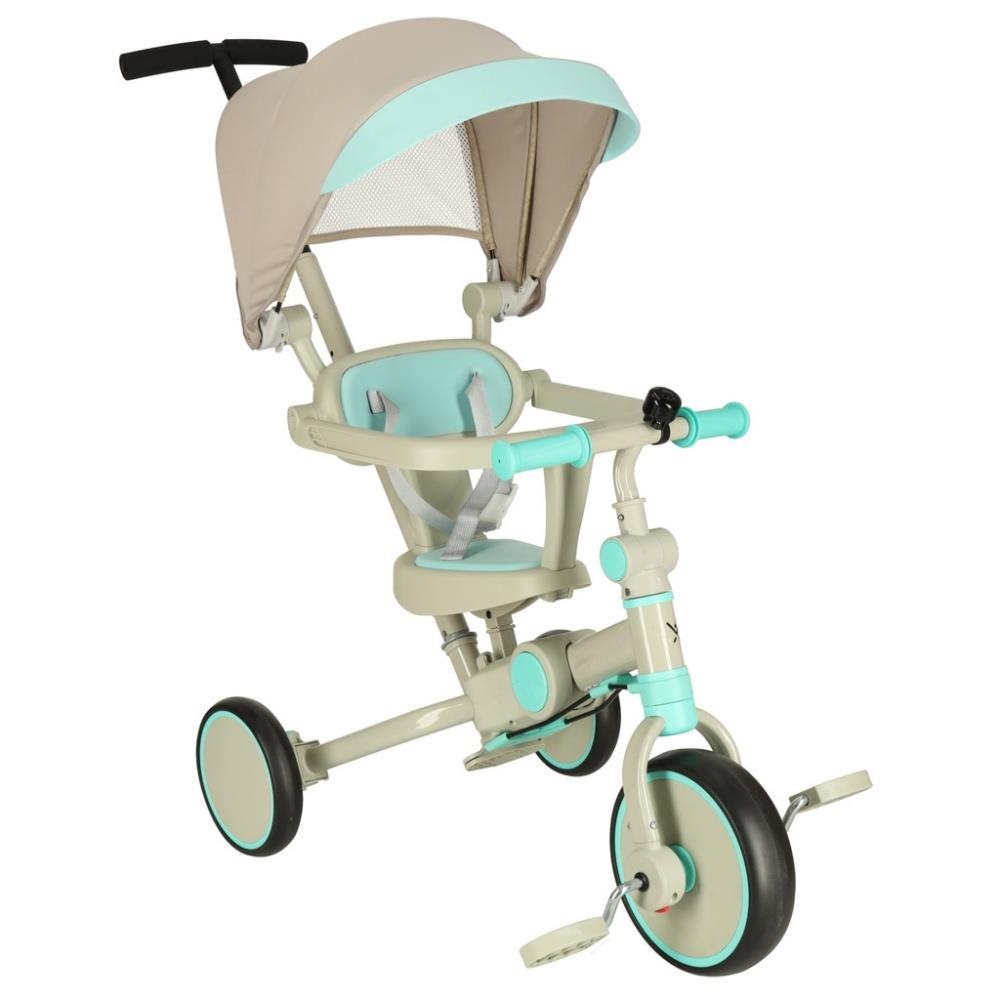 Knoki trojkolka Trike Fix V4 modro-sivá