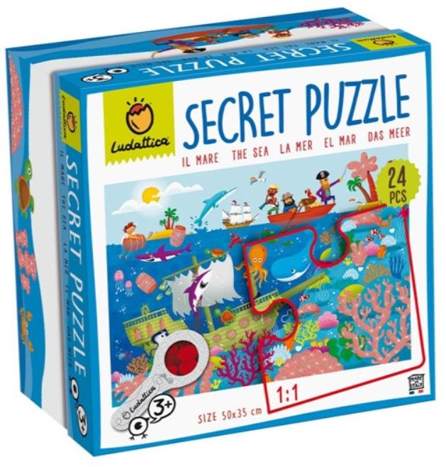 Ludattica Secret Puzzle s lupou, More