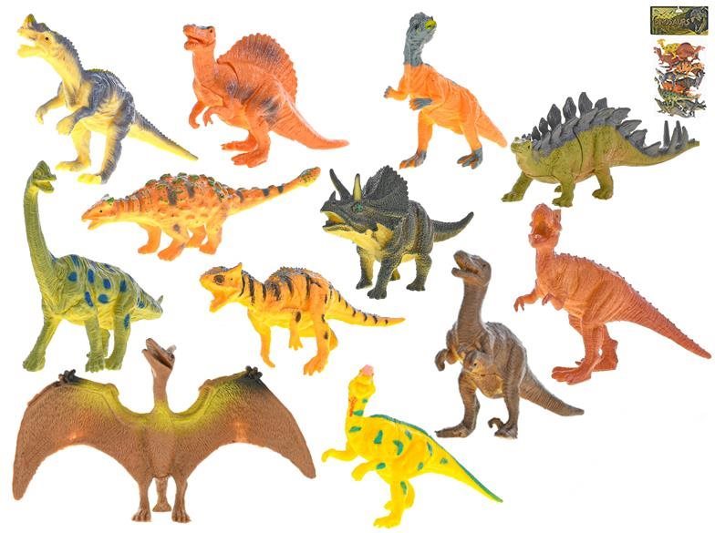 Dinosaury 12 – 14 cm 12 ks vo vrecku