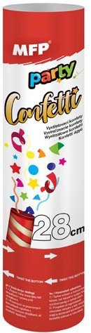 MFP Konfety vystreľovacie 28 cm papier-vzduch