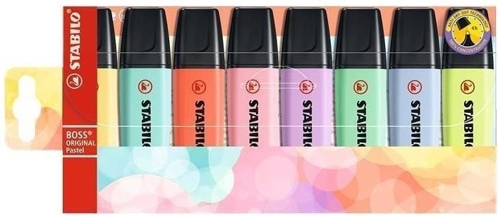 STABILO BOSS ORIGINAL Pastel 8 ks puzdro