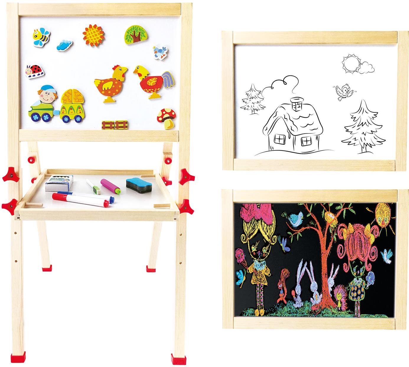 Bino Magnetická tabuľa obojstranná (farma)