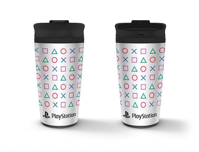 Cestovný nerez hrnček Playstation, 450 ml
