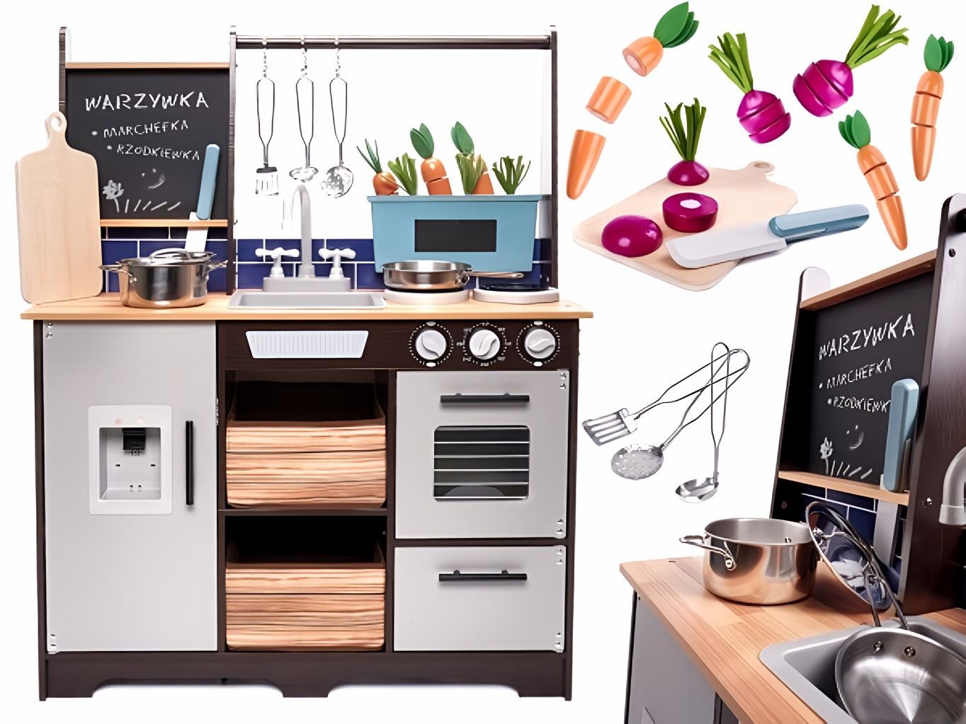 Derrson Village Farm XXL detská drevená kuchynka