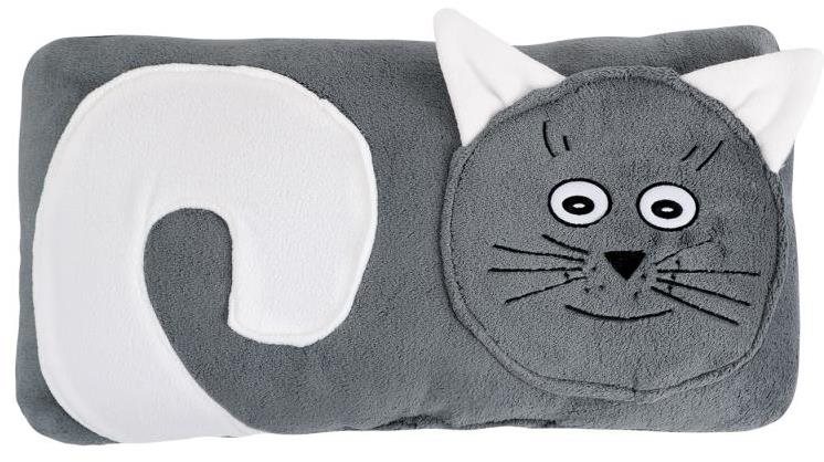 Bellatex Tvarovaný mačička sivá – 45 × 30 cm – mačička