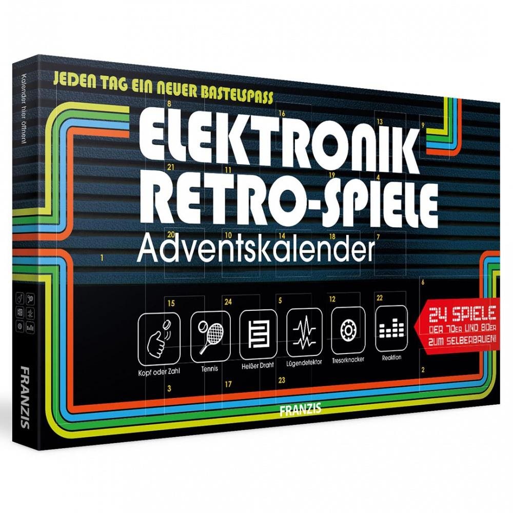 Franzis Verlag adventný kalendár Elektronické retro hry