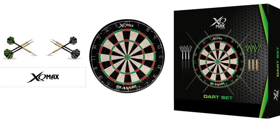 XQ MAX Šípky s terčom Darts Classic Starter Sada