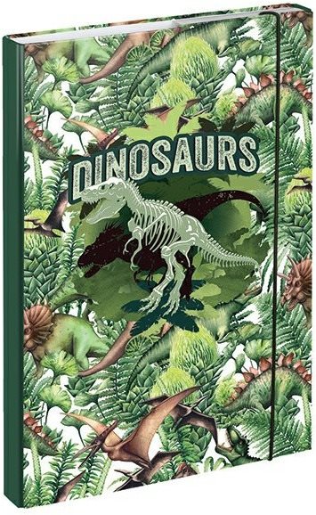 BAAGL Dosky na školské zošity A4 Dinosaurus