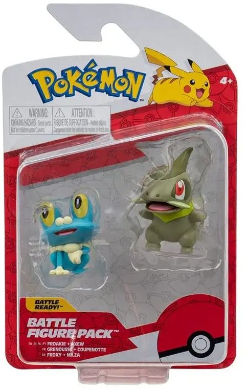 Pokemon Mini figure pack – Axew & Froakie 5 cm