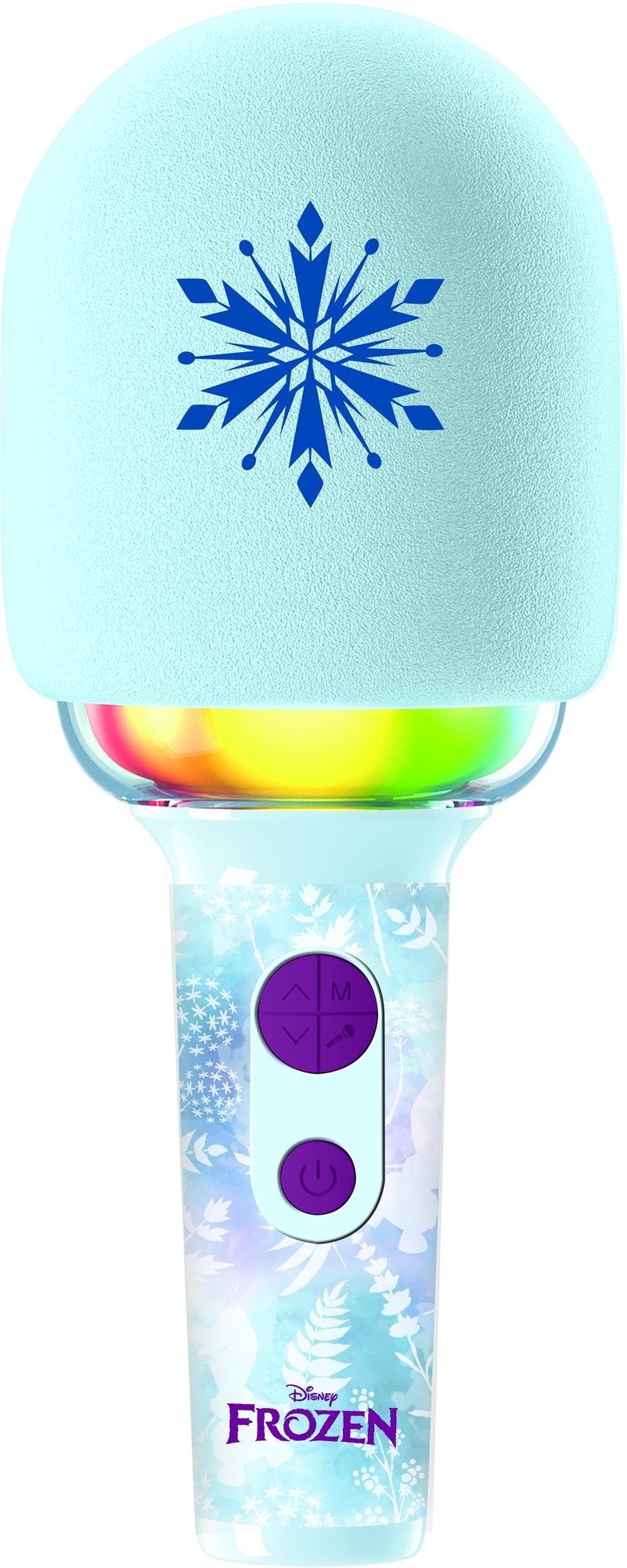 Ľadové Kráľovstvo Bluetooth/Bezdrôtový Karaoke Mikrofón so zvukom a svetelnými efektmi
