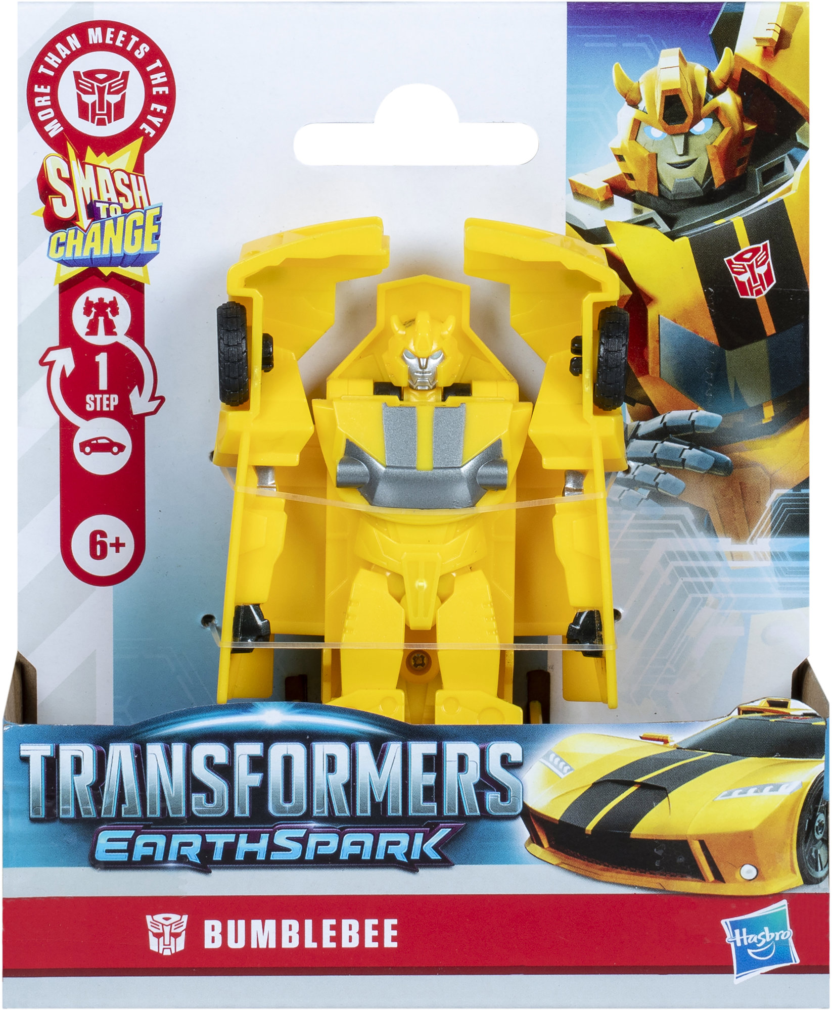 Transformers Earthspark 1-Step Smash Changers Bumblebee