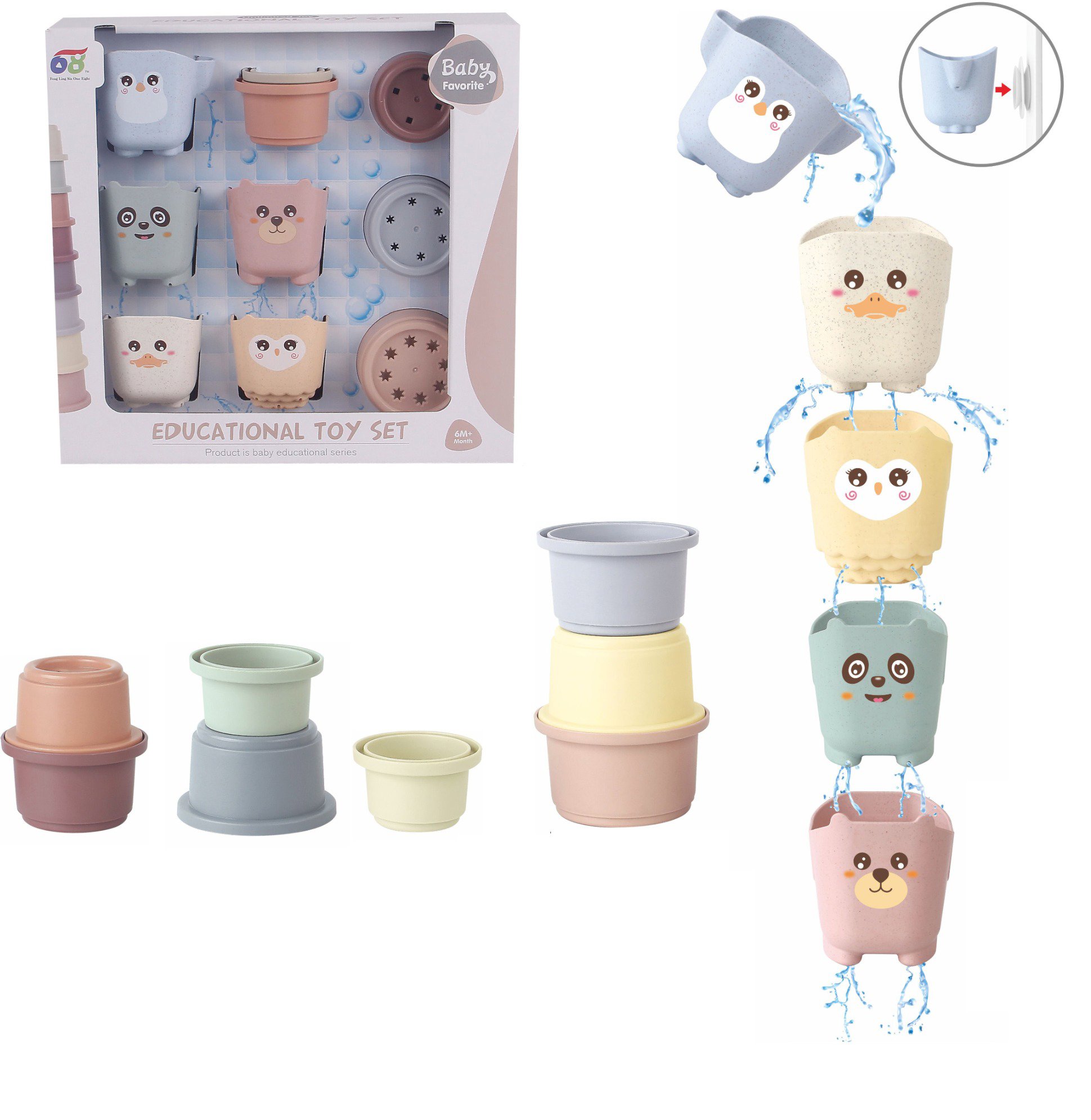 Jason Toys Tégliky do vody