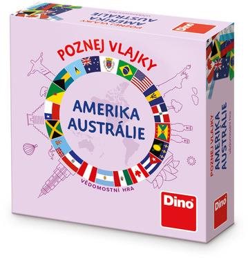 Dino Poznaj vlajky Amerika a Austrália