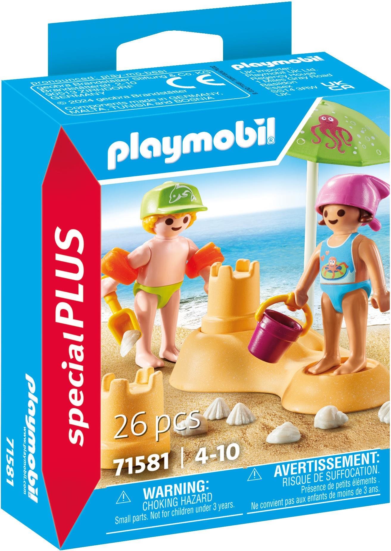 Playmobil Deti s hradom z piesku