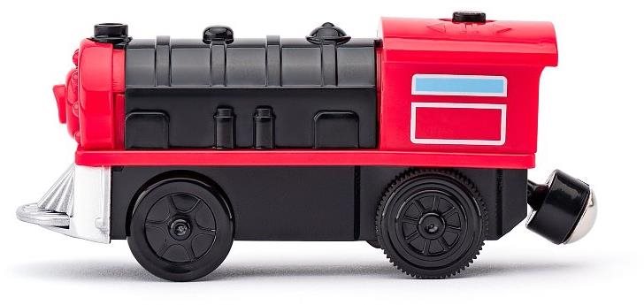 Woody Elektrická mašinka červená