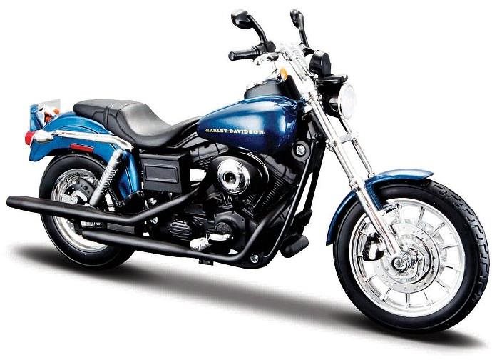 Maisto Motocykel Harley Davidson 2004 Dyna Super Glide Sport