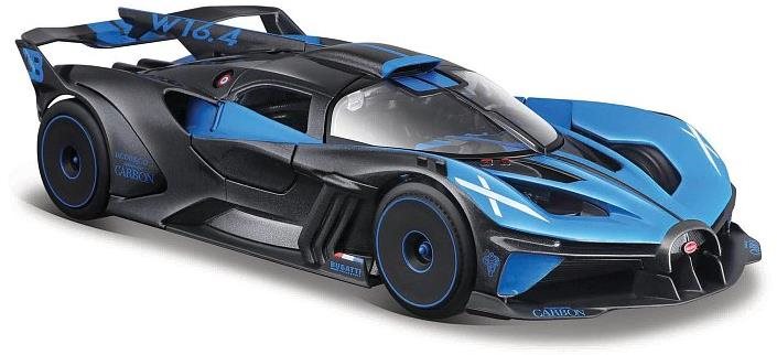 Maisto Bugatti Bolide, metal čierno-modré