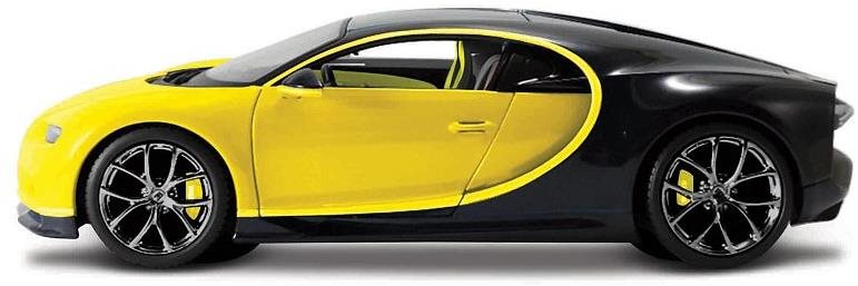 Maisto Bugatti Chiron, žlto-čierne, Exotics