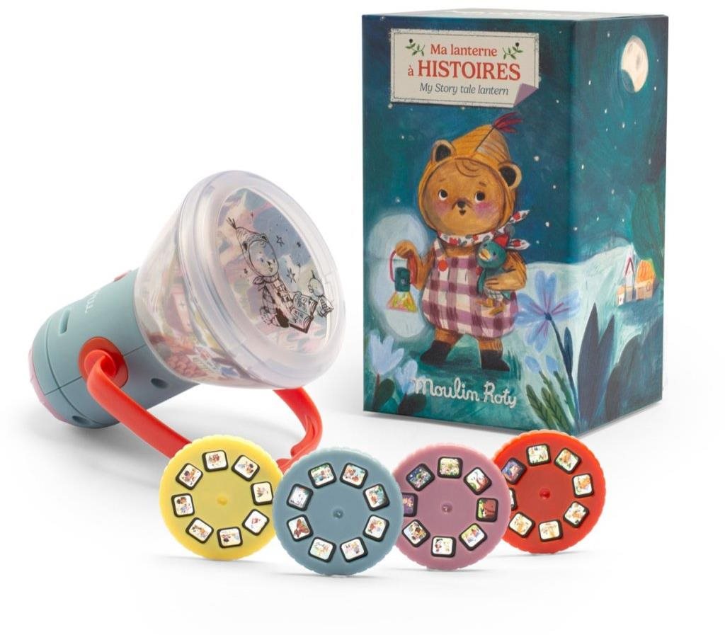 Moulin Roty Projektor a nočné svetlo Les Minouchkas