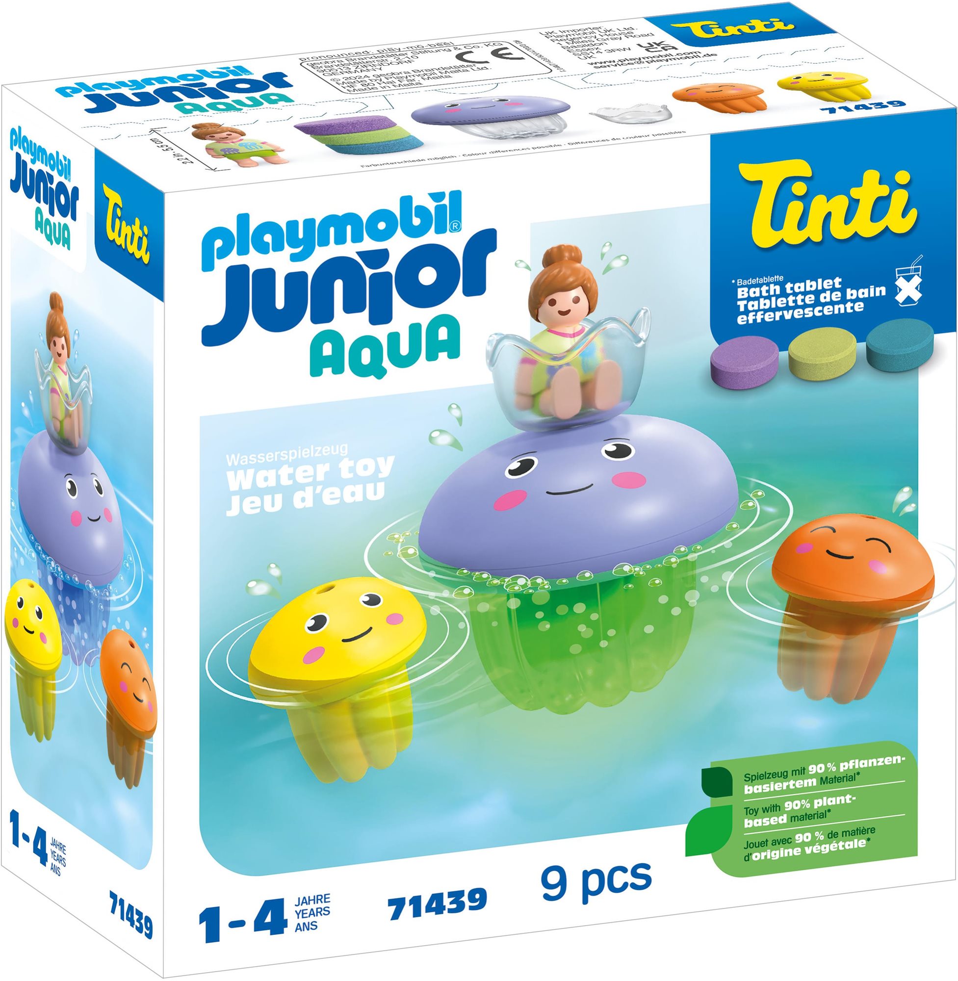 Playmobil 71439 Junior & Tinti: Farebná rodina medúz