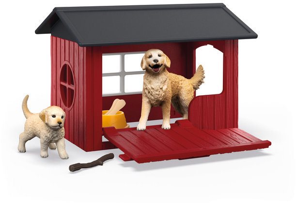 Schleich Psia búda so zlatým retrieverom 42722