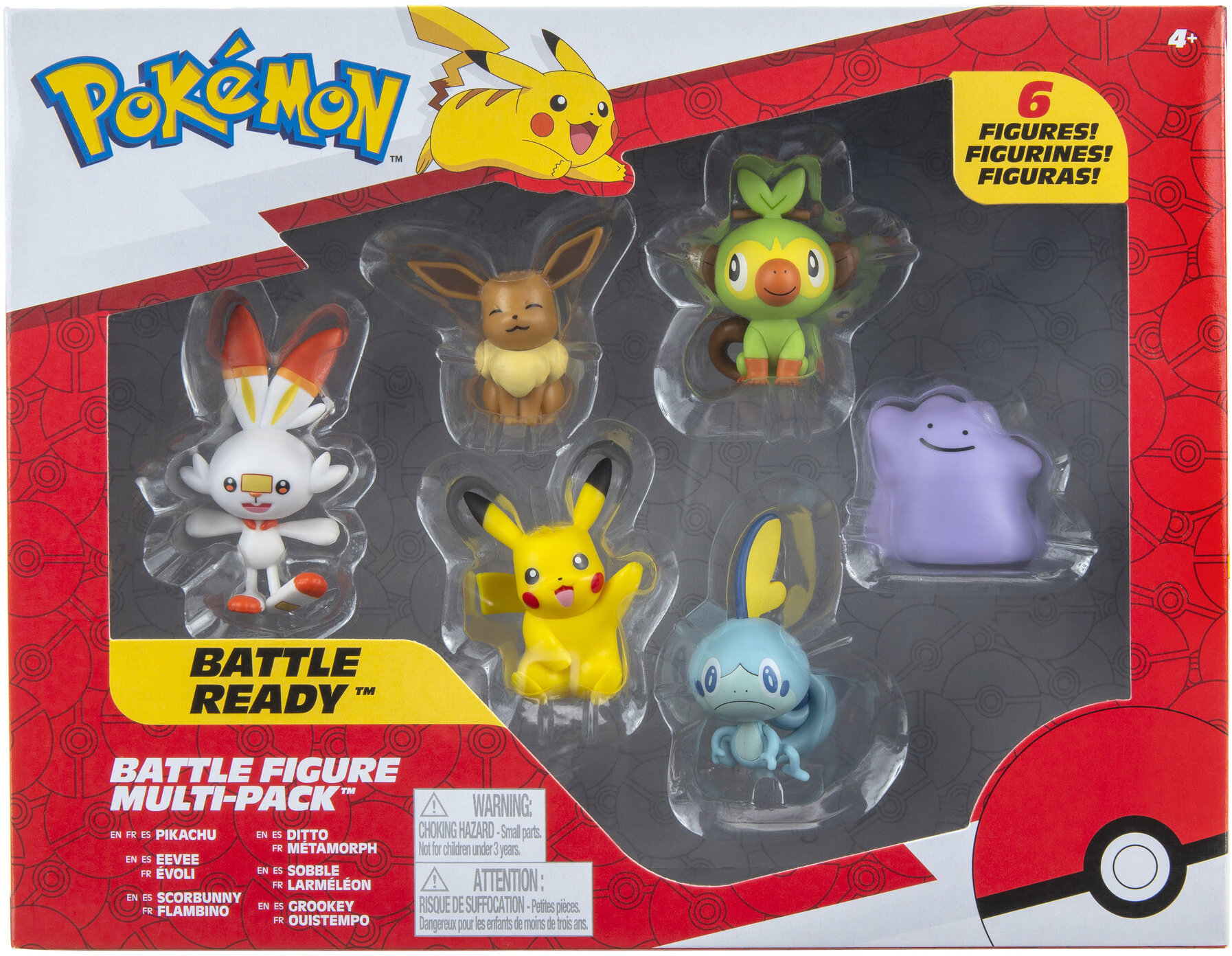 Jazwares Pokémon sada 6 ks