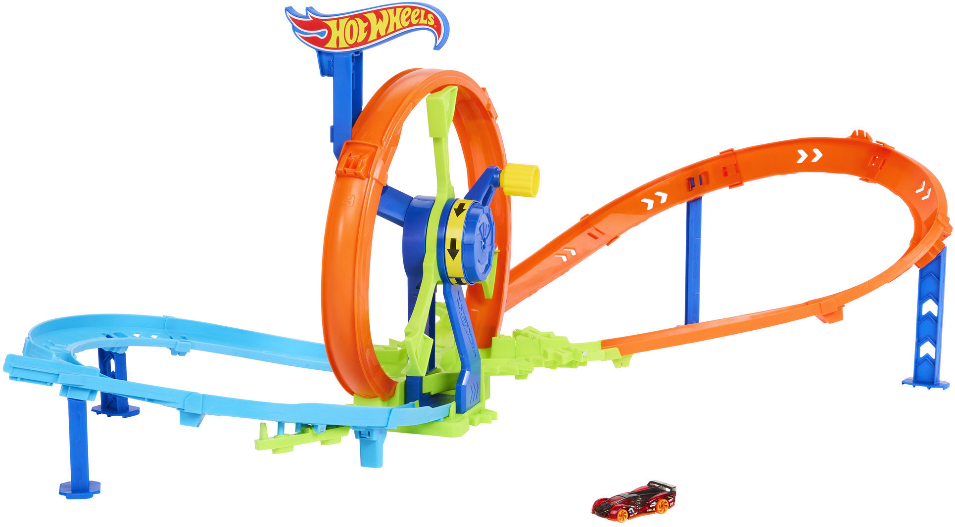 Hot Wheels Reťazový náraz a angličák