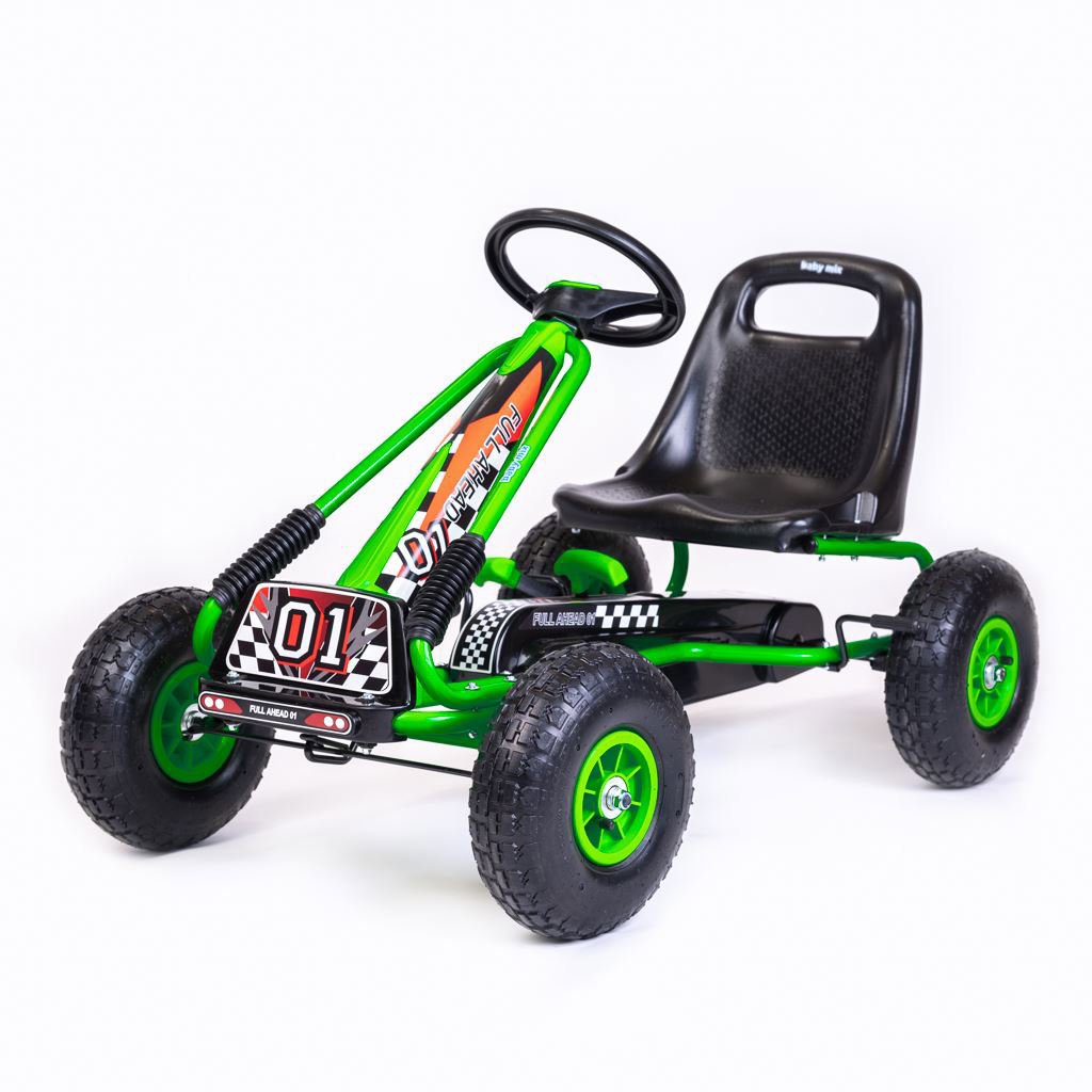BABY MIX Go-kart motokára Razor zelená