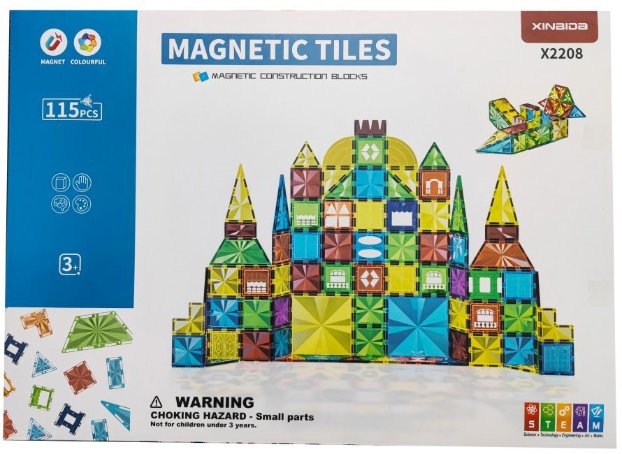 Alltoys Magnetická stavebnica 115 ks